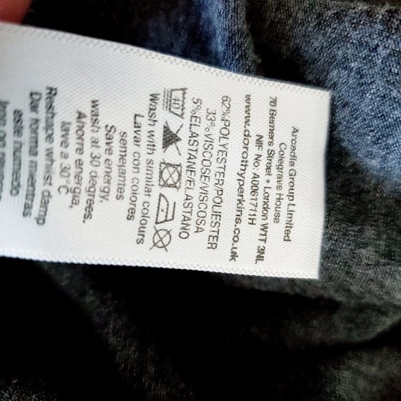 DOROTHY PERKINS tie waist wrap dress - Picture 8 of 8